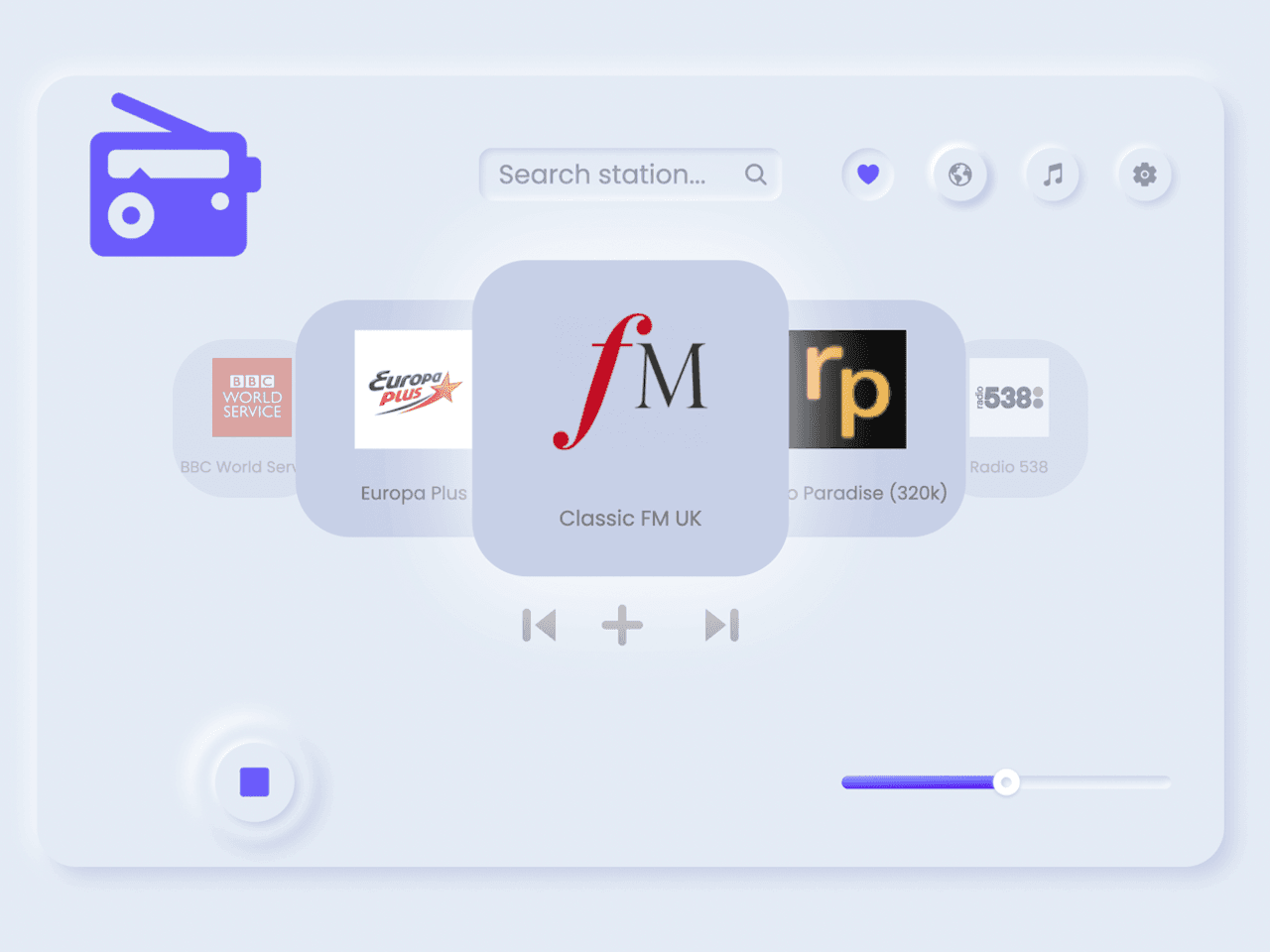 project's home page picture